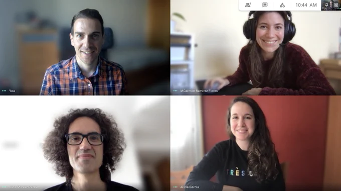Casual picture of the current QA team based in Spain
