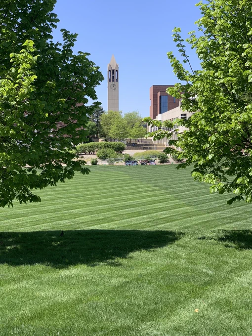 @UNOmaha campus on graduation day 2021!