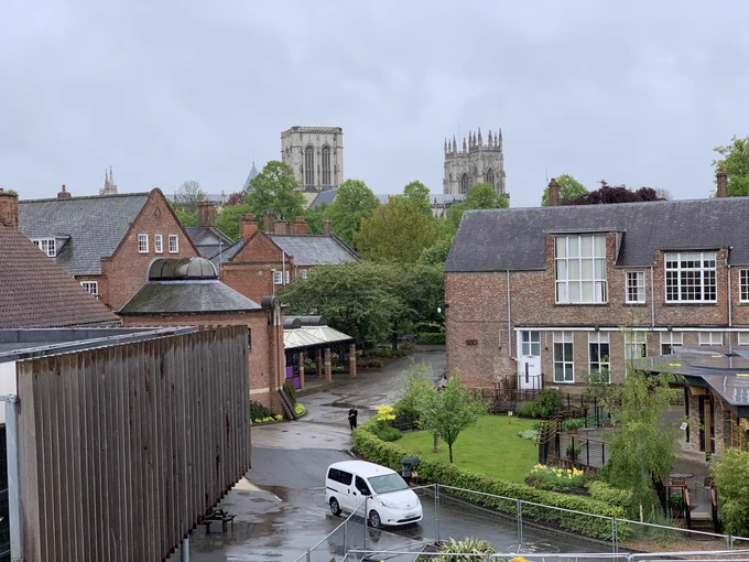 A skyline view of York Minster