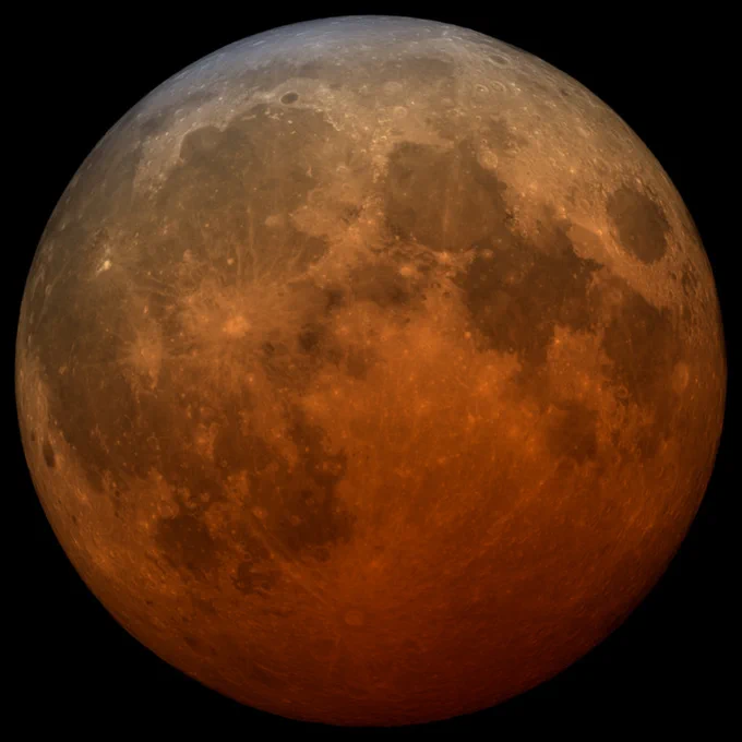 Visualization of lunar eclipse