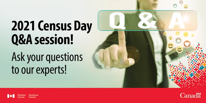 A woman is touching a button with the letters Q and A featured.