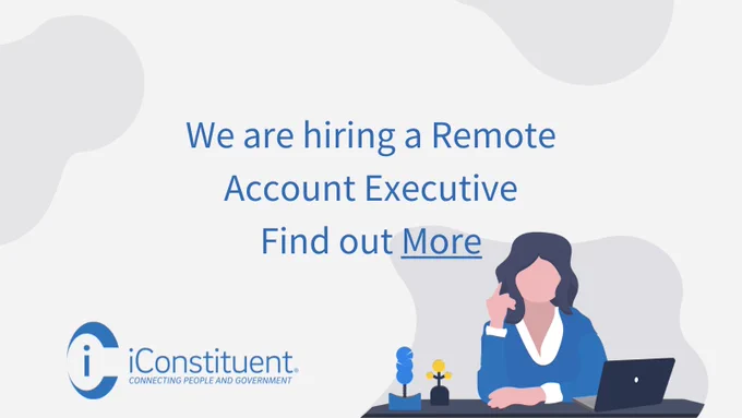iConsitituent Hiring
https://iconstituent.com/account-executive/