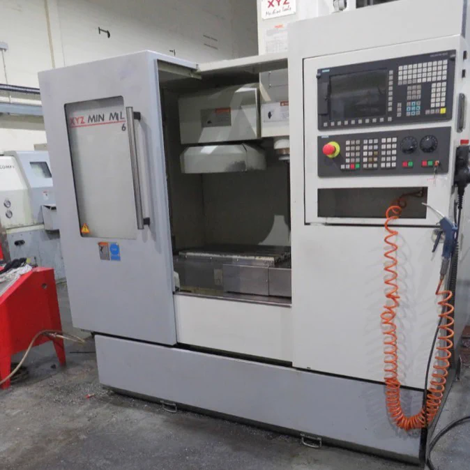 This is an XYZ Mini Mill CNC Machine