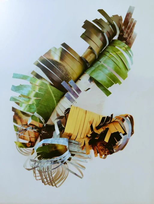3D paper collage