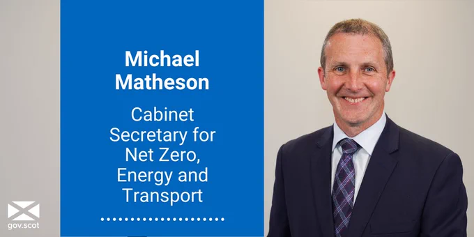Michael Matheson, Cabinet Secretary for Net Zero, Energy and Transport