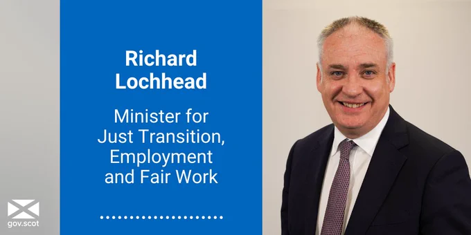 Richard Lochhead, Minister for Just Transition, Employment and Fair Work