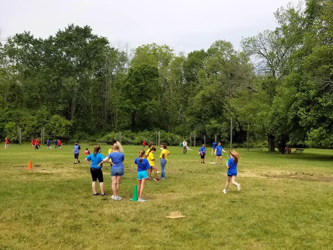 Students at Washingtonville enjoy field day activities.