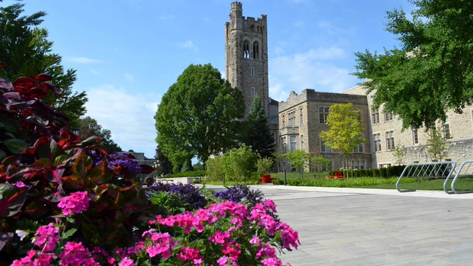 University College at Western University on a bright, summer day.