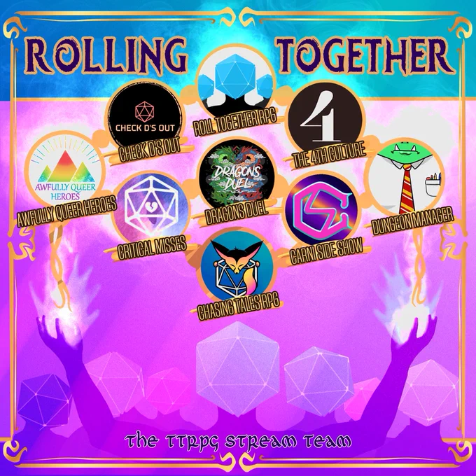 Rolling Together Twitch Team announcement.