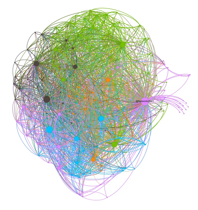 Graph showing the Networks2021 participants.