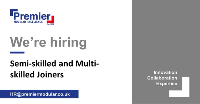 joiners - recruitment advert