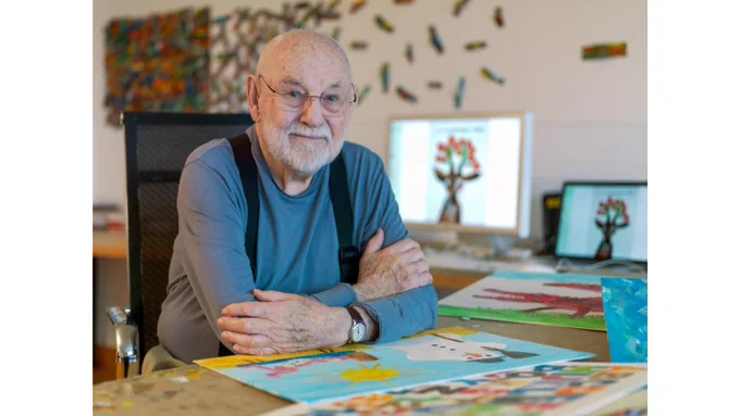 Photo of Eric Carle by Jim Gipe