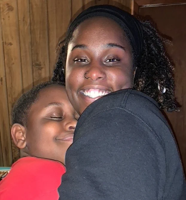 10-year-old Khadir Hutchinson and his big sister, AAMU grad and NSF GRFP competition winner, Emani Dotch