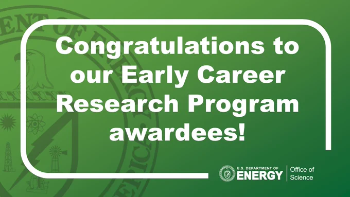 Alt-text: Congratulations to our Early Career Research Program awardees!