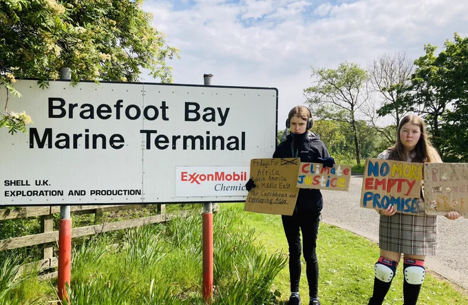 Exxon Shell Braefoot gas terminal Fife