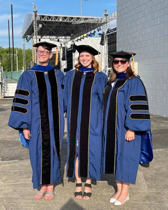 Sarah Leonard, Emily Shartrand and Margarita Karasoulos.