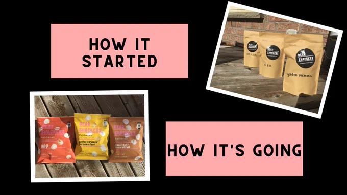 3 bags of makhana, popped water lily seeds in brown bags; 3 bags of makhana, popped water lily seeds in colourful bags