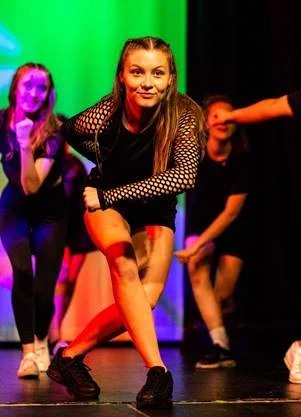 Dancer on stage