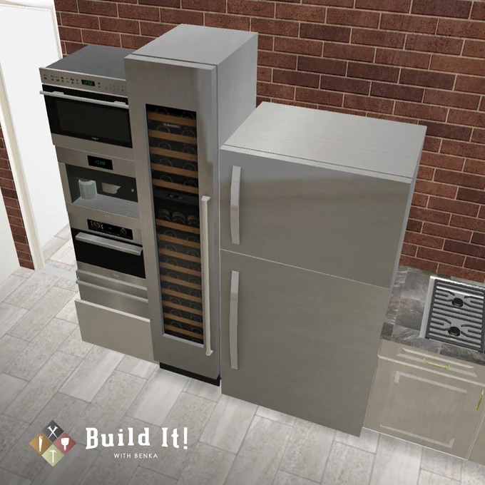 Mix and match appliances any way you see fit in your Build It! with Benka projects!


#builditwithbe