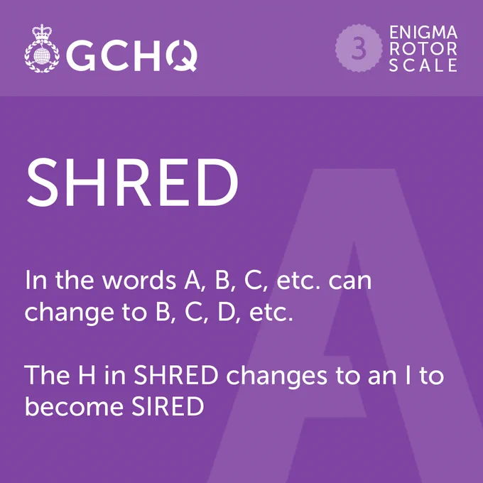 The answer is Shred. In the words A, B, C, etc. can change to B, C, D, etc. The H in SHRED changes to an I to become SIRED