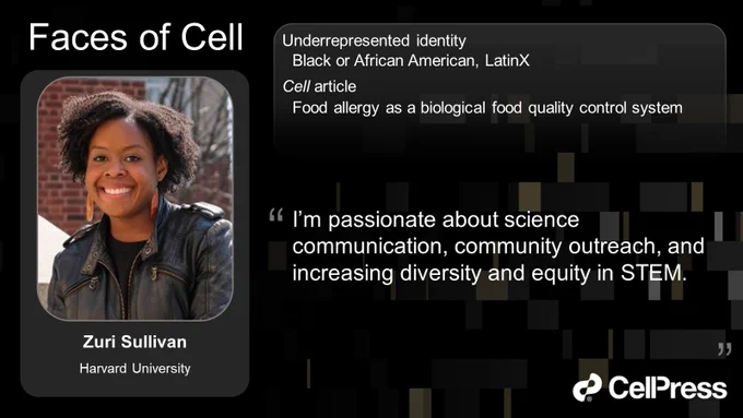 "I’m passionate about science communication, community outreach, and increasing diversity and equity in STEM."
Zuri Sullivan, Harvard University