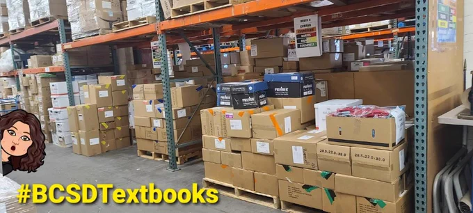 #PerfectPallet #GirlsTeamBCSDTextbooks #BCSDTextboos #Teamwork