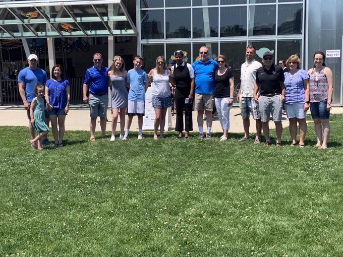 SPEF celebration in Mill River Park with outstanding educators
