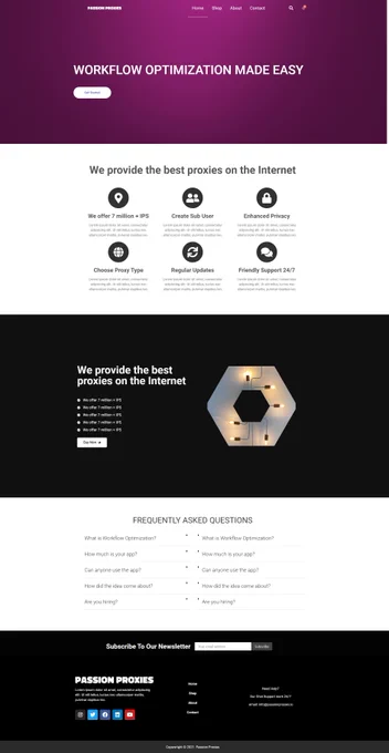 Ecommerce website with WordPress and WooCommerce