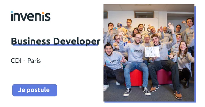 💼 Recrutement - Business Developer