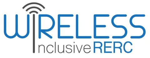 Logo that reads "Wireless Inclusive RERC"