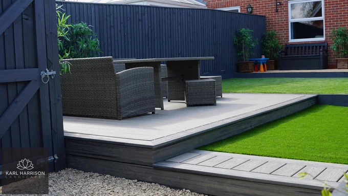Trex composite decking installed in Amersham