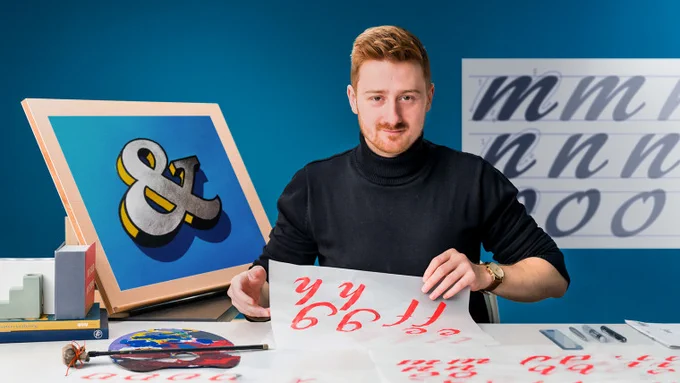 Lección Abierta: "Caligrafía, Letras y Diseño de Tipo" del curso "Introducción al brush lettering" de James Lewis #DomestikaDays