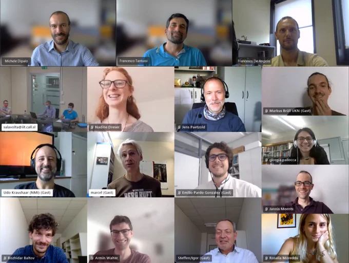 group picture of consortium on MSTeams