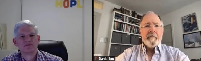 Screenshot of Dan Ingalls and Guy Steele at HOPL-IV