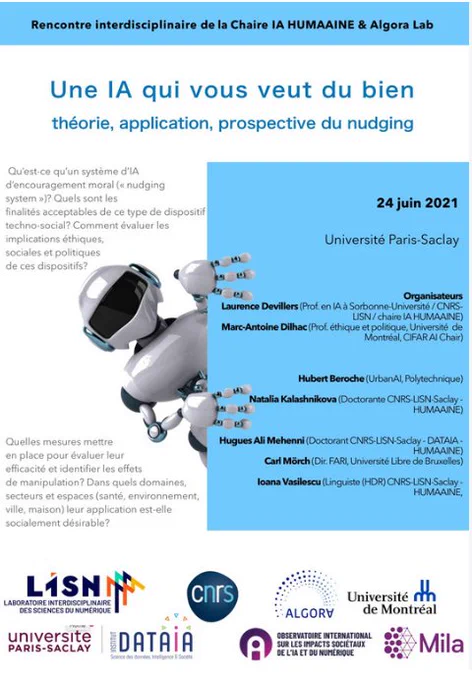 Affiche Rencontre une IA qui vous veut du bien