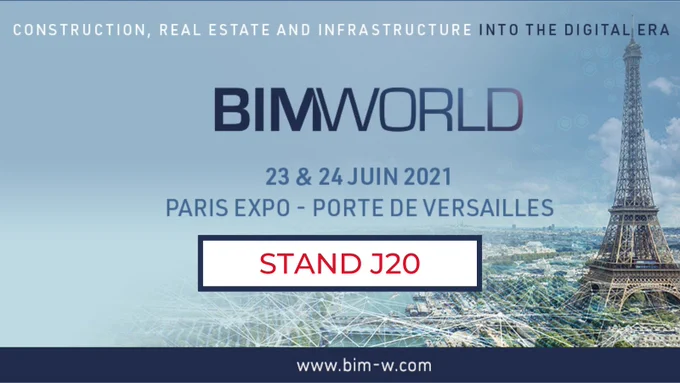 LevelS3D sera present au BIM WORLD 2021 les 23 et 24 juin. L'équipe presentera ses applications S3D Capture et S3D Cloud sur le stand J20.
