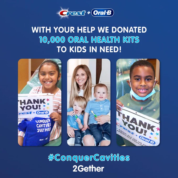 Crest and Oral-B Conquer Cavities 2Gether
