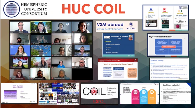 Thank you to our members for sharing their COIL programs, experiences, successes, challenges, and advice to other universities/colleges that wanted to try out virtual student mobility or COIL programs:
	Maria Gabriela Espeche, Universidad Austral 
	Valmor Tricoli, Universidade de São Paulo 
	Helen Balderama, York University 
	Pablo Mandiola and Manuel Rubilar, Universidad Andrés Bello 
	Florencia Roncone, Pontificia Universidad Católica de Chile  
	Carolina Miralles, Universidad de los Andes 
	Yorleni Aguilar, Universidad de Costa Rica
	José Miguel Hernández, Pontificia Universidad Católica Madre y Maestra
	Alex Rendon, Universidad San Francisco de Quito	
	Gisselle Morales and David Huerta, Tec de Monterrey 
	Gabriela Geron, University of Miami 
