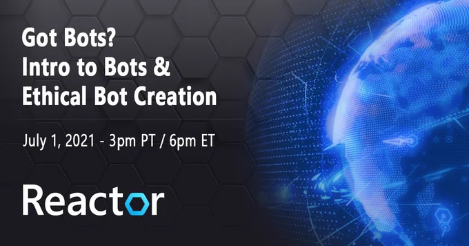 Join Microsoft's @ChloeCondon and discover the modern-day history of bots and the important ethical choices facing developers. 

Free live stream begins 📅 July 1 @ 3pm PT/6pm ET
RSVP at 
https://msft.it/6018nM3lu