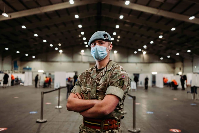 LBdr Luke Thompson normally supports unmanned aircraft systems as part of @47RegtRA. However, during the pandemic he has kept his feet firmly on the ground as part of a Mobile Testing Unit in the fight against COVID-19. 
