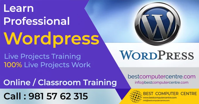 Best Wordpress Training Amritsar | Live Projects | 'Best Computer Centre'
Contact  91 (981) 576 2315
Email : info@bestcomputercentre.com
.
https://www.amritsar.bestcomputercentre.com/wordpress
.
#wordpress #training #amritsar #live_project #institute #freelancer #amritsar #wordpress_development
.
providing #online and #classroom #wordpress #training #course in #amritsar #projects from #scratch, or already have a #wordpress #site and want to continue developing it, this course is definitely for you. we can show you how to use templates to get the job done, or if you’re feeling adventurous, we can show you how to develop a site from scratch using wordpress as a platform and easy to manage admin system
