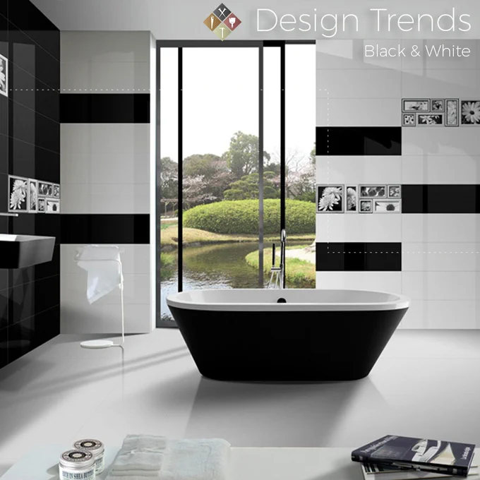 A self-confident expression of opposites. The Black and White look is a true classic in interior des