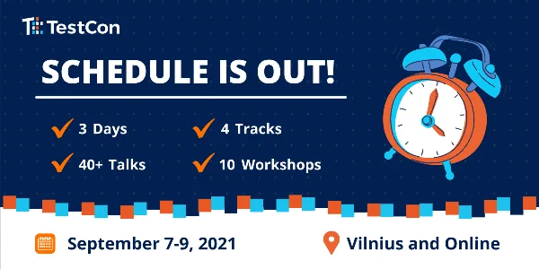 Save the date & register for TestCon Europe 2021 Hybrid Edition September https://bit.ly/2TXth4g. 

#ad #testconeurope #TestManagement #TestingTechniques #TestingMethodologies #TestAutomation #PerformanceTesting #Testing #InternetofThings 

#IoT #TestingMetrics #AgileTesting #TestTeam #Leadership #SoftSkills #coders #code #coding #programming #programmers