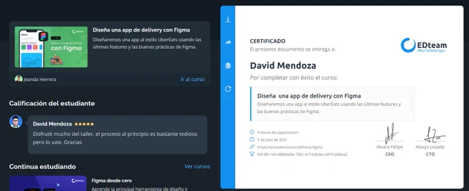 Taller de: Creando una app de delivery con figma.