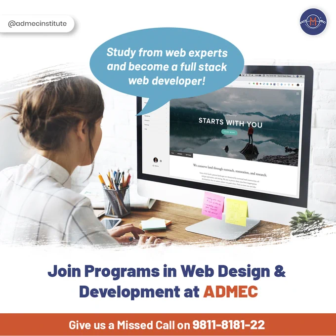 Web Design and Development Courses at ADMEC