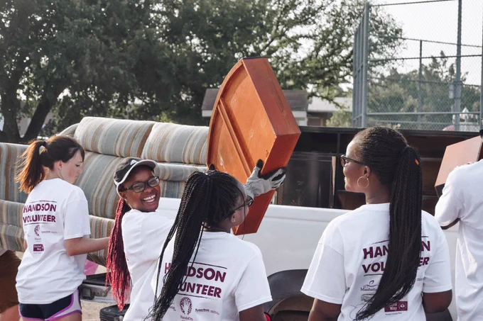 Volunteers at Furniture Amnesty Day