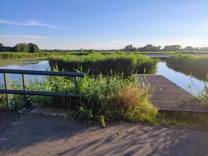 Eco-aquaduct Zweth en Slinksloot over de A4: startpunt van de fietsexpeditie georganiseerd door TOPdelft i.s.m. Platform Energietransitie Delft op 14 juli om 19:00