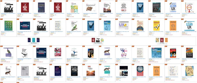 thumbnails of the top books in UX and Web Development: including agile accessible handbook at #29
