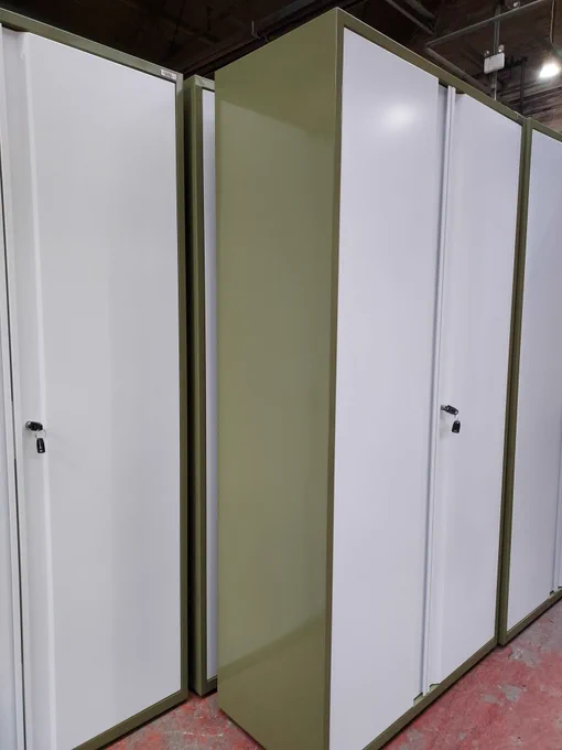 Two tone office storage cabinets