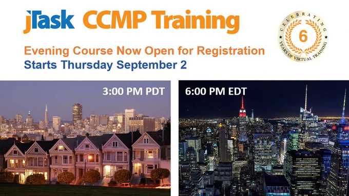 Evening Course Now Open for Registration. Starts Thursday September 2
